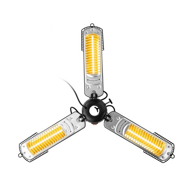 Halogeninis infraraudonųjų spindulių &scaron;ildytuvas Trotec Umbrella IR 2005 SC 3