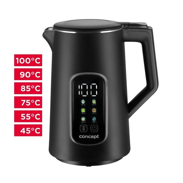 Virdulys su temperatūros reguliavimu Concept RK3385, 1,7 l 1