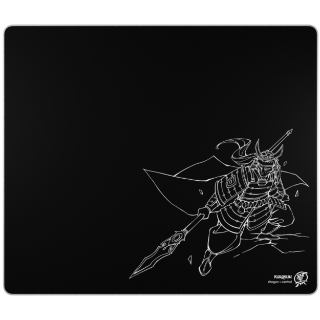 Kurosun Samurai Mousepad Black (490 x 420 x 3mm) (Juodas) Pelės Kilimėlis