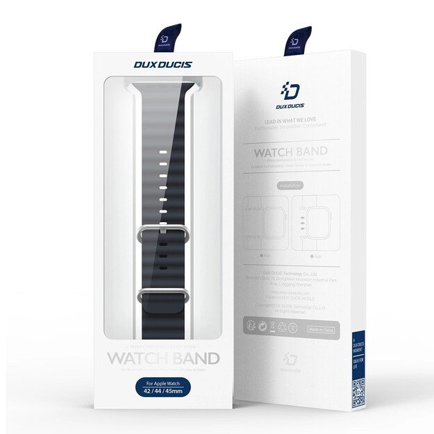 Apyrankė Dux Ducis OceanWave Series Apple Watch 38/40/41mm Midnight 4