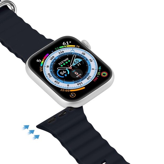 Apyrankė Dux Ducis OceanWave Series Apple Watch 38/40/41mm Midnight 3