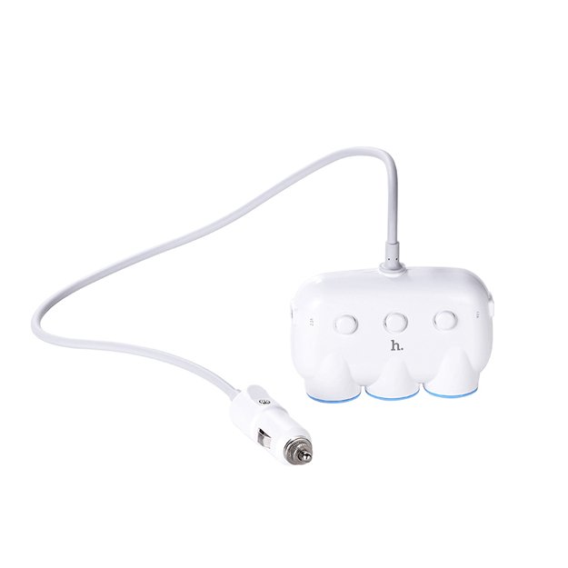 Automobilinis įkroviklis-&scaron;akotuvas Hoco C1 su 2 USB jungtimi ir trimis (3.1A) jungtimis 2