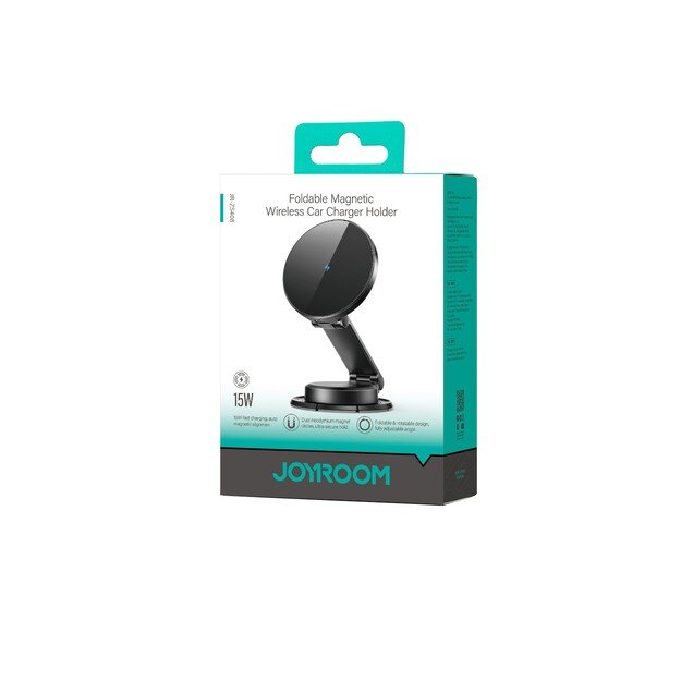 Automobilinis laikiklis-įkroviklis Joyroom JR-ZS408 (dashboard) 15W juodas 4