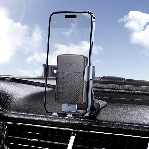 Automobilinis telefono laikiklis Borofone BH119 (dashboard) juodas 4