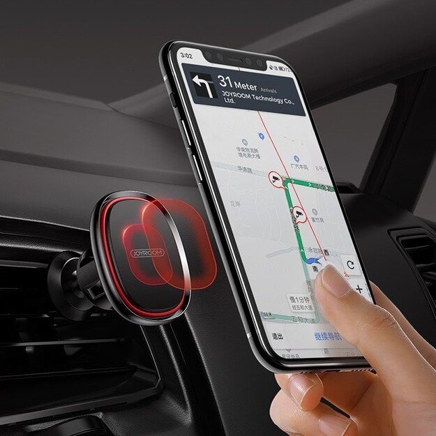 Automobilinis telefono laikiklis Joyroom JR-ZS205 (air vent) magnetinis juodas 4