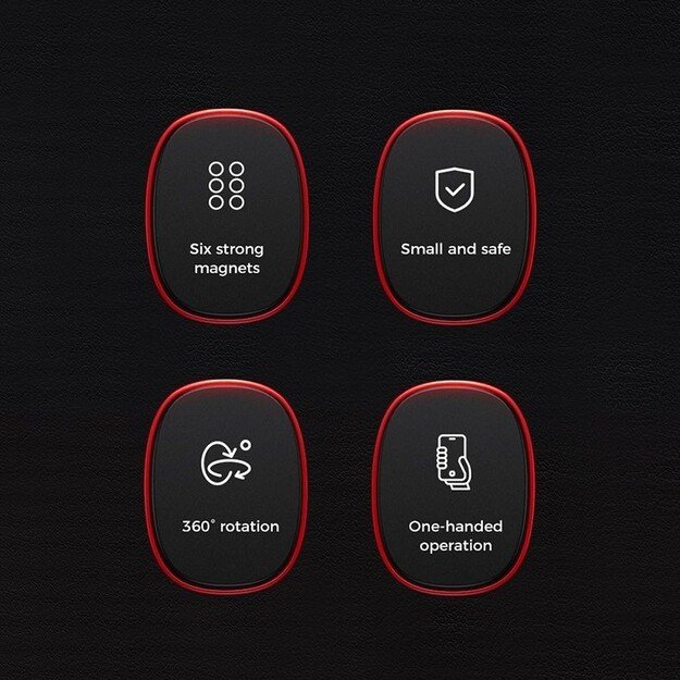 Automobilinis telefono laikiklis Joyroom JR-ZS205 (air vent) magnetinis juodas 2