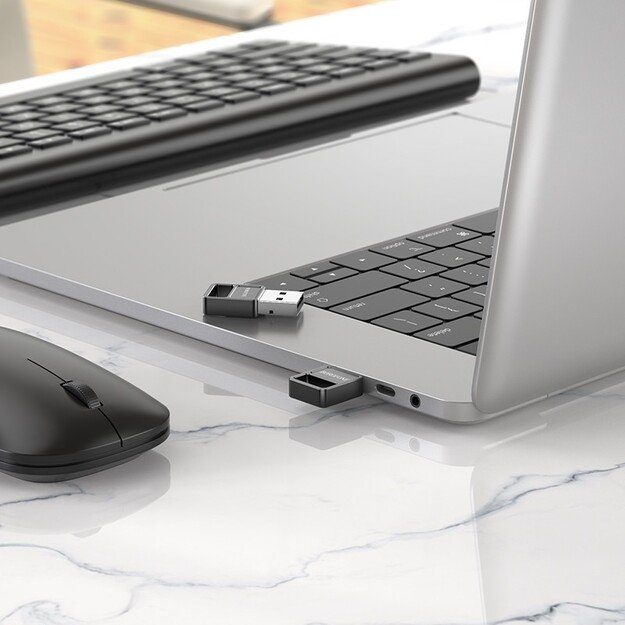 Bluetooth adapteris Borofone DH8 Bluetooth 5.1 juodas 4