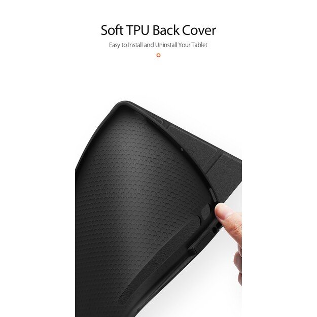 Dėklas Dux Ducis Domo Samsung X820 Tab S10 Plus/X610/X616 Tab S9 FE Plus juodas 2