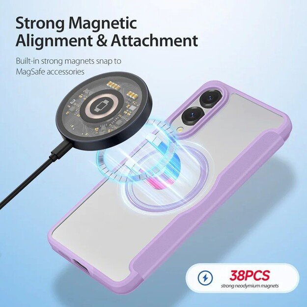 Dėklas Dux Ducis Skin X Pro skirtas Samsung S937 S25 Edge violetinis 3