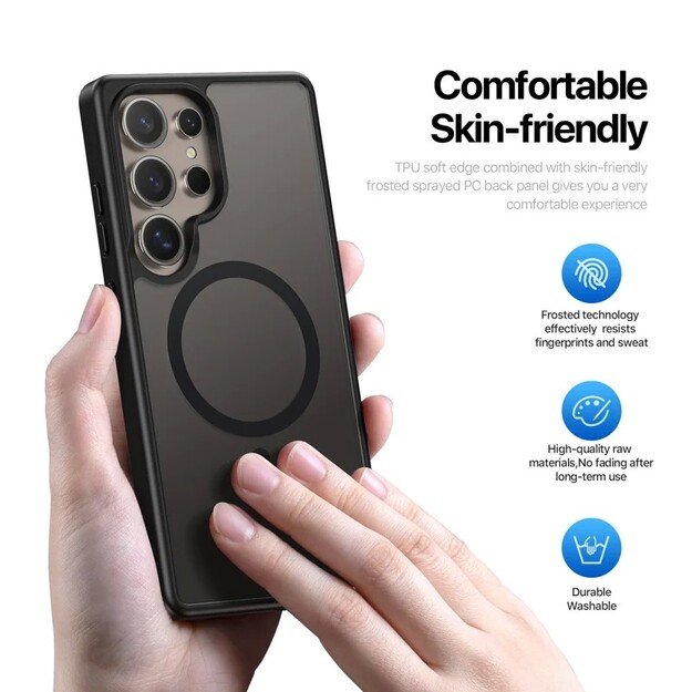 Dėklas Dux Ducis Yind skirtas Samsung S938 S25 Ultra juodas 4