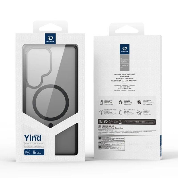 Dėklas Dux Ducis Yind skirtas Samsung S938 S25 Ultra juodas 5