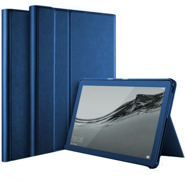 Dėklas Folio Cover Samsung X110/X115 Tab A9 8.7 tamsiai mėlynas