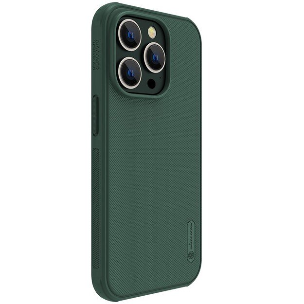 Dėklas Nillkin Super Frosted Shield Pro Apple iPhone 15 Pro žalias 2