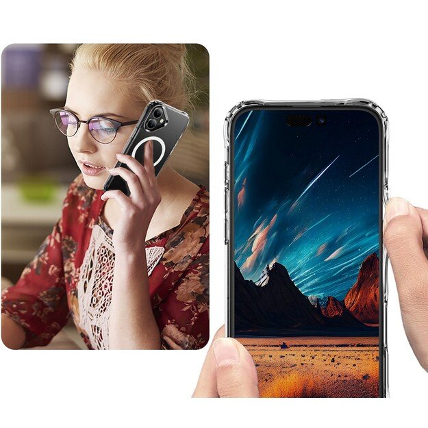 Dėklas Perfectionists Clear Mag Case Apple iPhone 16 Plus skaidrus 2