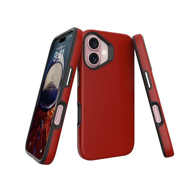 Dėklas Perfectionists Triangle Mag Case Apple iPhone 11 raudonas 2