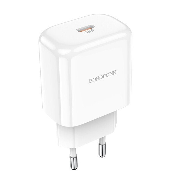 Įkroviklis Borofone BN3 20W USB-C baltas