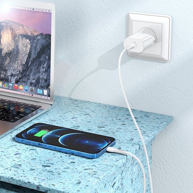 Įkroviklis Hoco N22 25W USB-C baltas 4