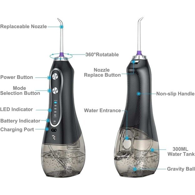 Irigatorius Reach HF-6 juodas 2