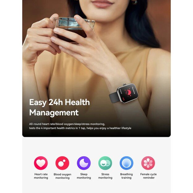 I&scaron;manusis laikrodis Joyroom JR-FT5 Plus Fit-Life Series Smart Watch (Answer/Make Call) rožinio aukso 4