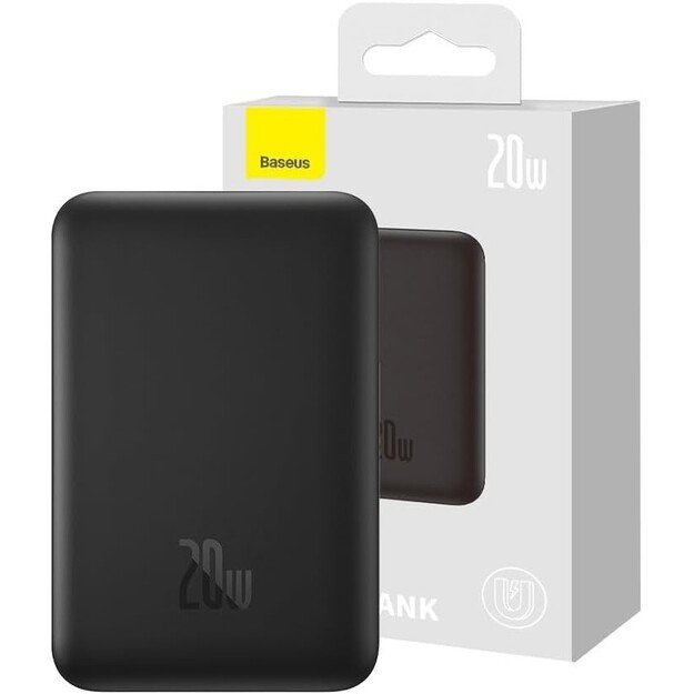 I&scaron;orinė baterija Power Bank Baseus Magnetic Mini Air 20W 10000mAh juoda P10059001113-00 4