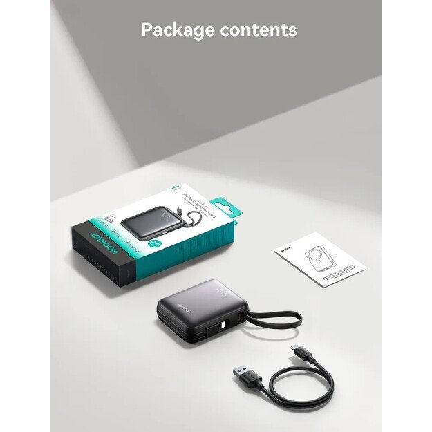 I&scaron;orinė baterija Power Bank Joyroom JR-PBF27 22.5W Mini 10000mAh juoda 5