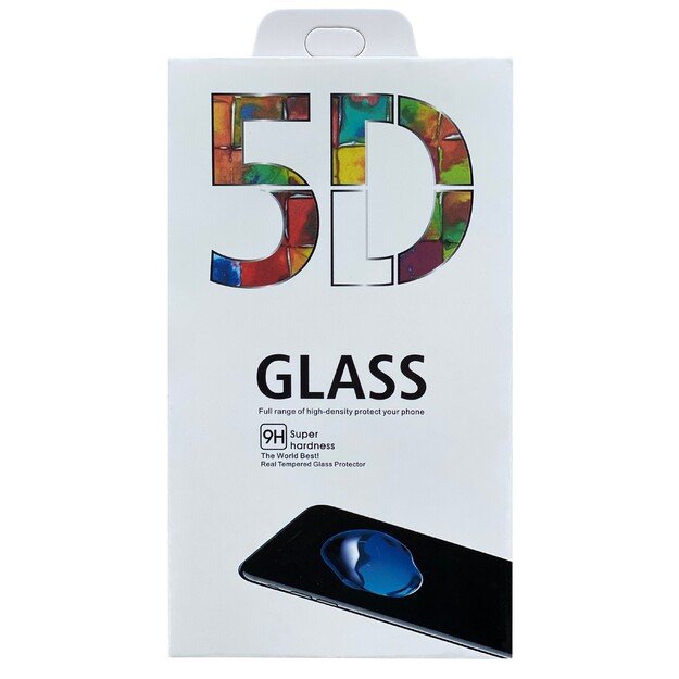 LCD apsauginis stikliukas 5D Full Glue Apple iPhone 13/13 Pro/14/16e juodas