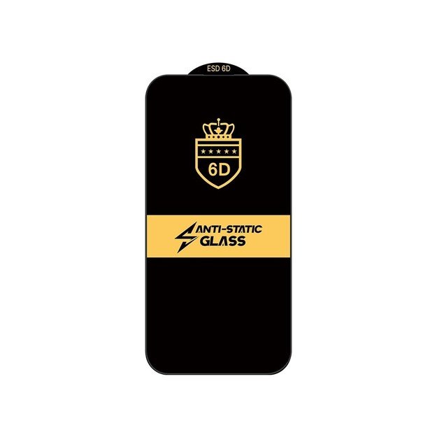 LCD apsauginis stikliukas 6D Samsung A165 A16 4G/A166 A16 5G/A175 A17 4G/A176 A17 5G juodas 1