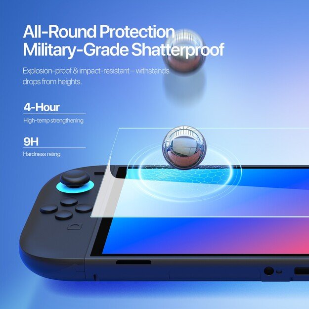 LCD apsauginis stikliukas Dux Ducis HD (+ Alignment Tool) Nintendo Switch 3