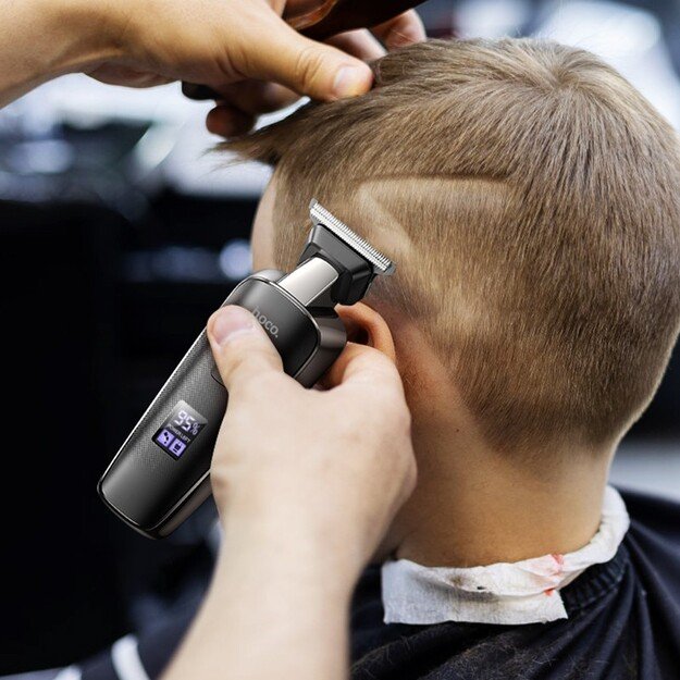 Plaukų kirpimo ma&scaron;inėlė Hoco HP23 juoda 4