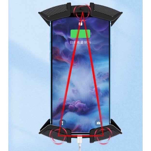 Telefono laikiklis dviračiui Awei X47 juodas 3