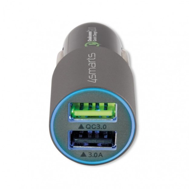 Car Charger Rapid 30W with Quick Charge, matt grey 1