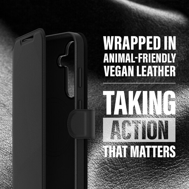 CARE by PanzerGlass Feature Case Tango Two-in-One Wallet Qi Compatible Samsung Galaxy S25 Plus, Black 3