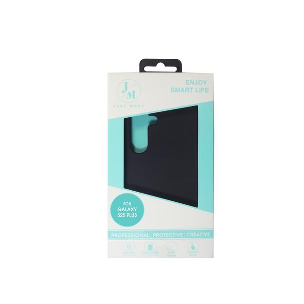 JM REGULAR DEFENSE SILICONE for Galaxy S25 Plus Black 1