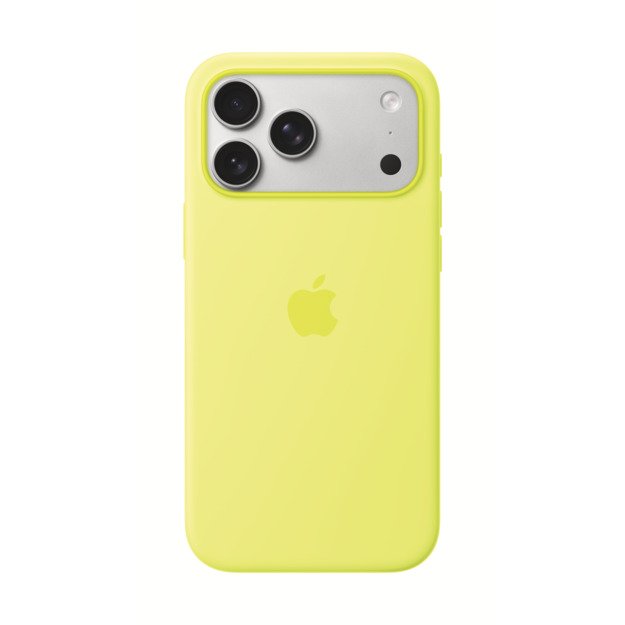 MGFM4ZM/A iPhone 17 Pro Max Silicone Case with MagSafe, Neon Yellow