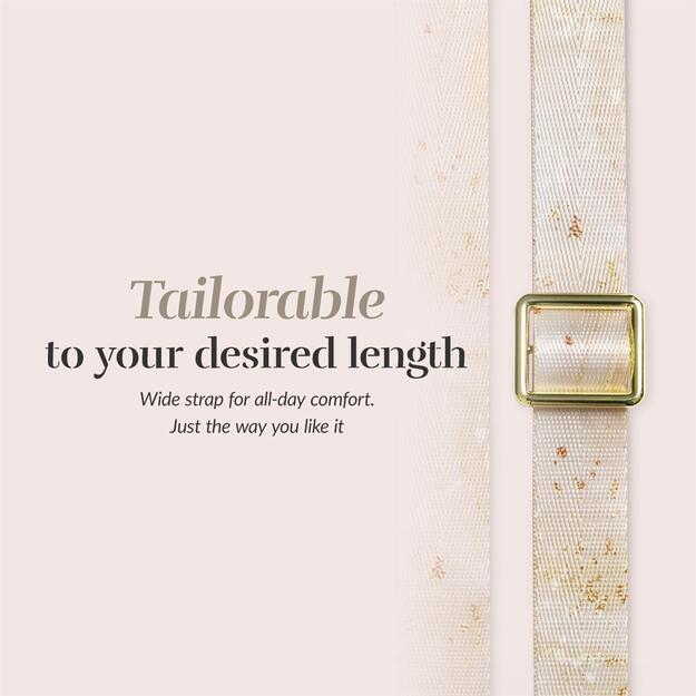 MIO Lanyard strap Gold Marble 2