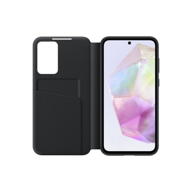 ZA356CBEGWW Smart View Wallet Case for Samsung Galaxy A35 Black 3