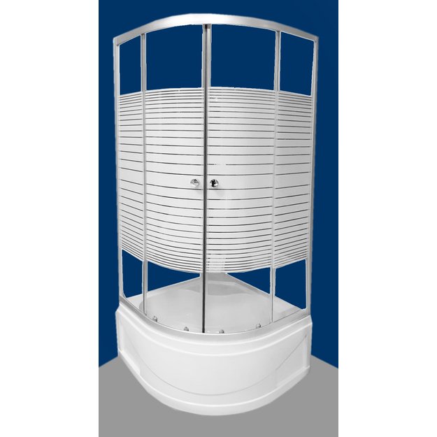 Du&scaron;o kabina SC80 80x80 su pusapvaliu padu 3