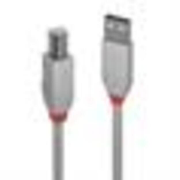CABLE USB2 A-B 5M/ANTHRA GREY 36685 LINDY 1