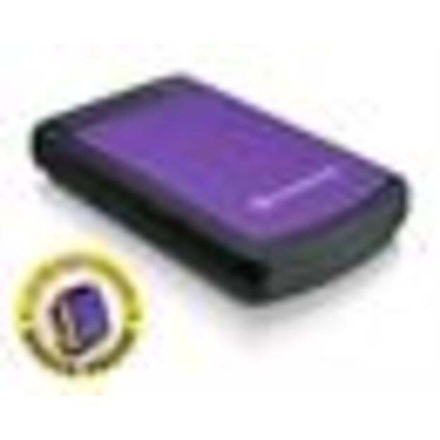 External HDD|TRANSCEND|StoreJet|2TB|USB 3.0|Colour Purple|TS2TSJ25H3P 1