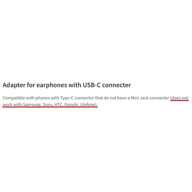 Baseus L54 headphone adapter USB-C to 3.5mm audio jack DAC 24 bit 48 KHz black 1
