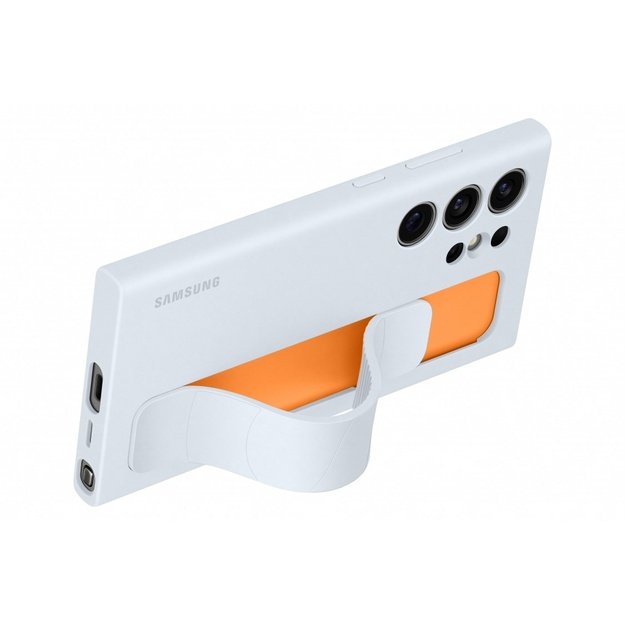 GS928CLE Standing Grip Case for Samsung Galaxy S24 Ultra, Light Blue 2