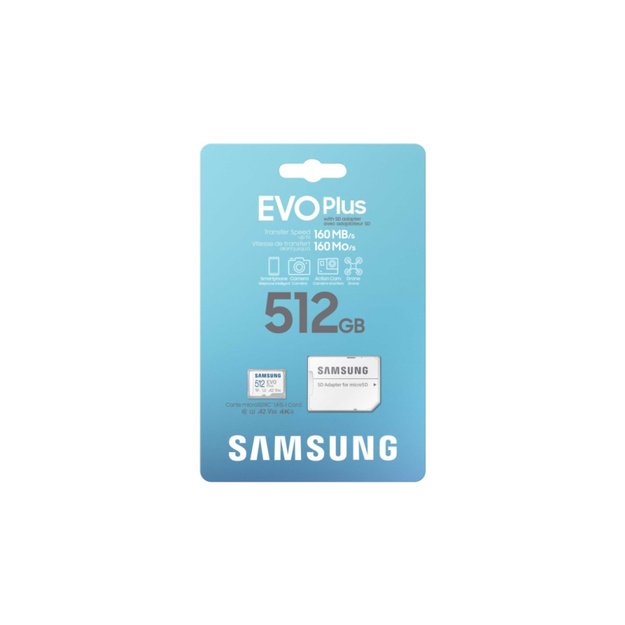 MB-MC512SA/EU MicroSDXC Memory Card EVO PLUS 512GB