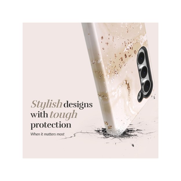 MIO Gold Marble Magsafe Compatible for Samsung S25 Plus 5G 3