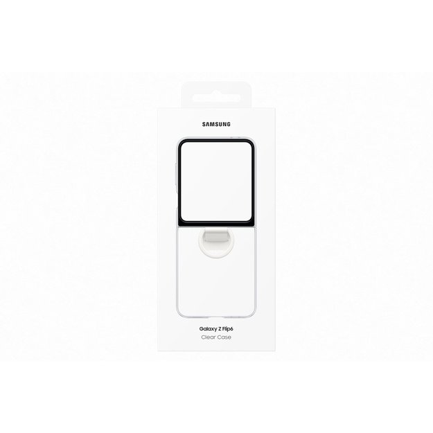 QF741CTEGWW Clear Grip Case Samsung Galaxy Flip6, Transparent 6