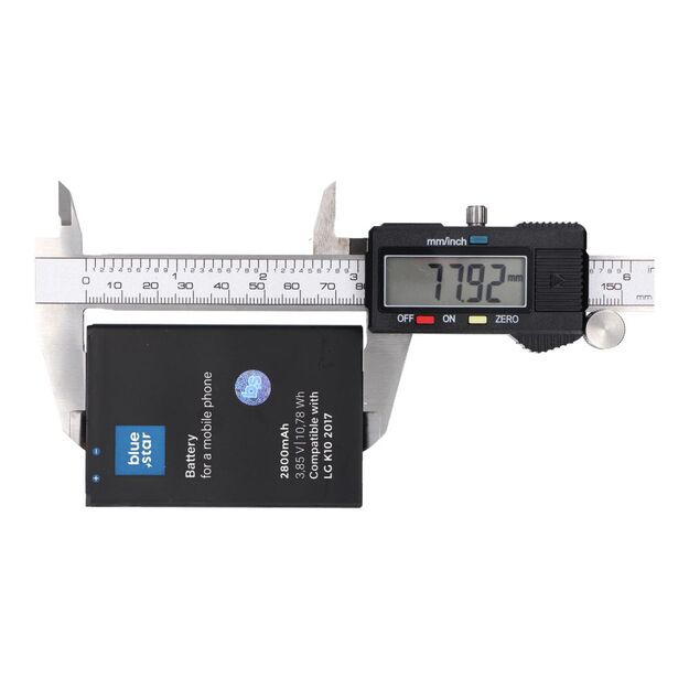 Battery for LG K10 (2017) 2800 mAh Blue Star Premium 3