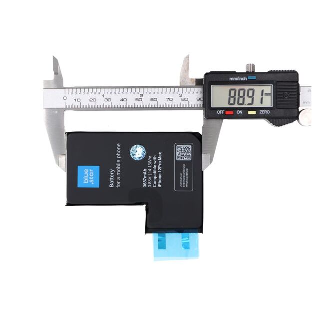 Battery without BMS for iPhone 12 PRO MAX 3687 mAh Blue Star HQ 2