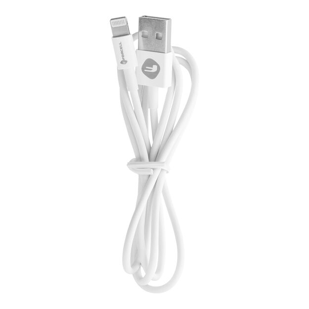 Cable USB A to Lightning Forcell F-Energy 1A Tube 1 m C316 white 2