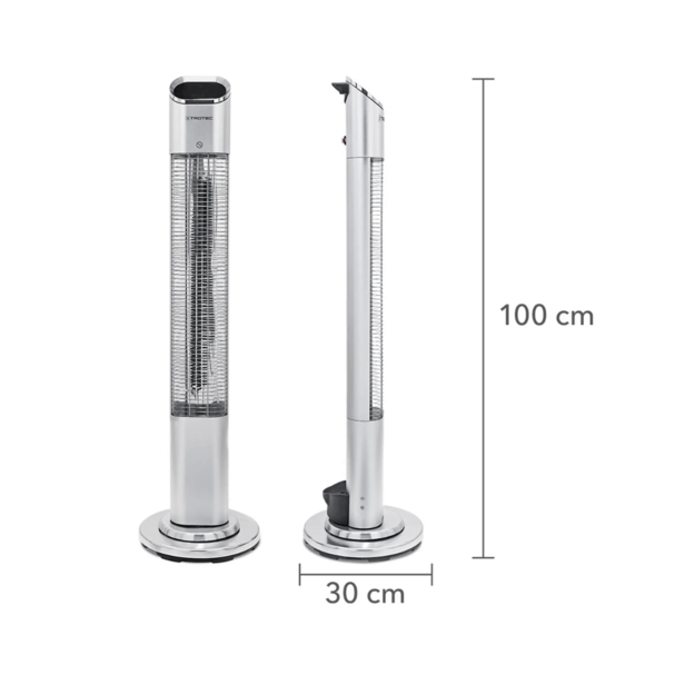 Anglies pluo&scaron;to infraraudonųjų spindulių &scaron;ildytuvas Trotec IRS 2050 E 1