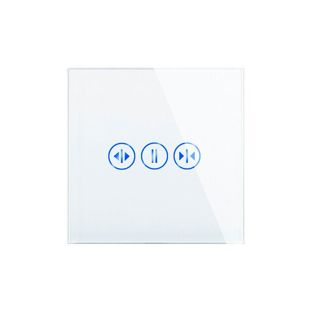 Sensorinis užuolaidų ir žaliuzių jungiklio dangtelis Feelspot, baltas, 86x86mm