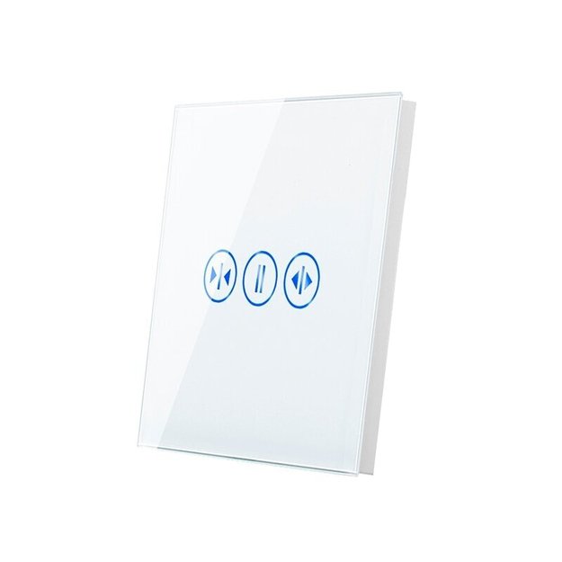 Sensorinis užuolaidų ir žaliuzių jungiklio dangtelis Feelspot, baltas, 86x86mm 1